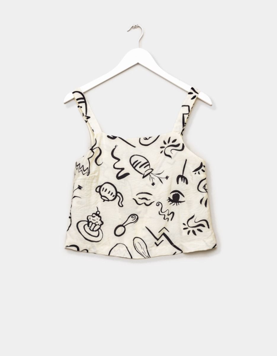 Cafe Print Top_0