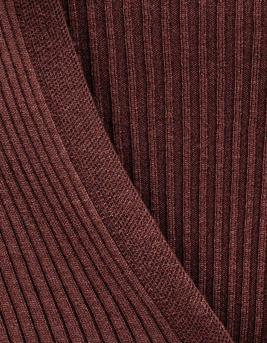 Cal Button Knit in Brown_5