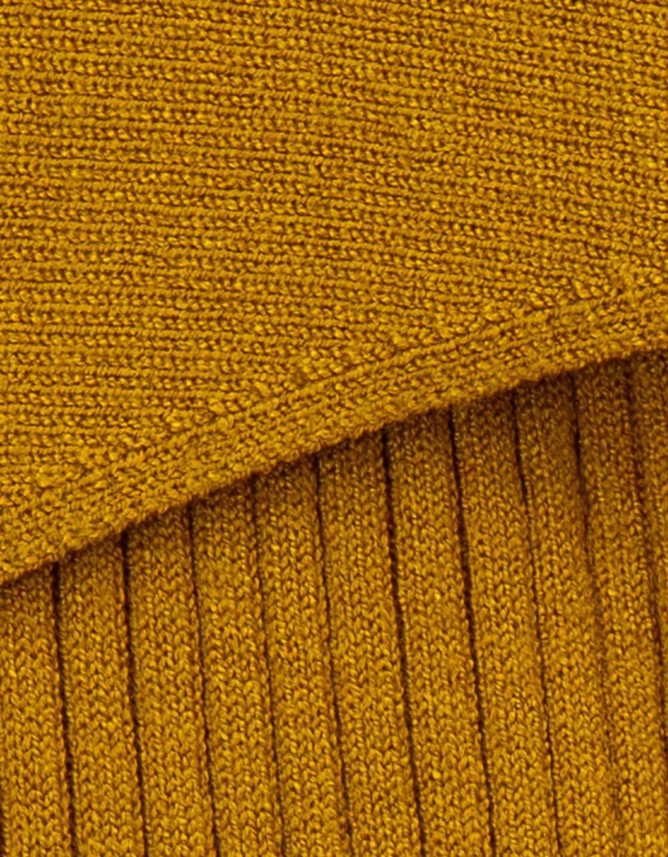 Cal Button Knit in Mustard_3