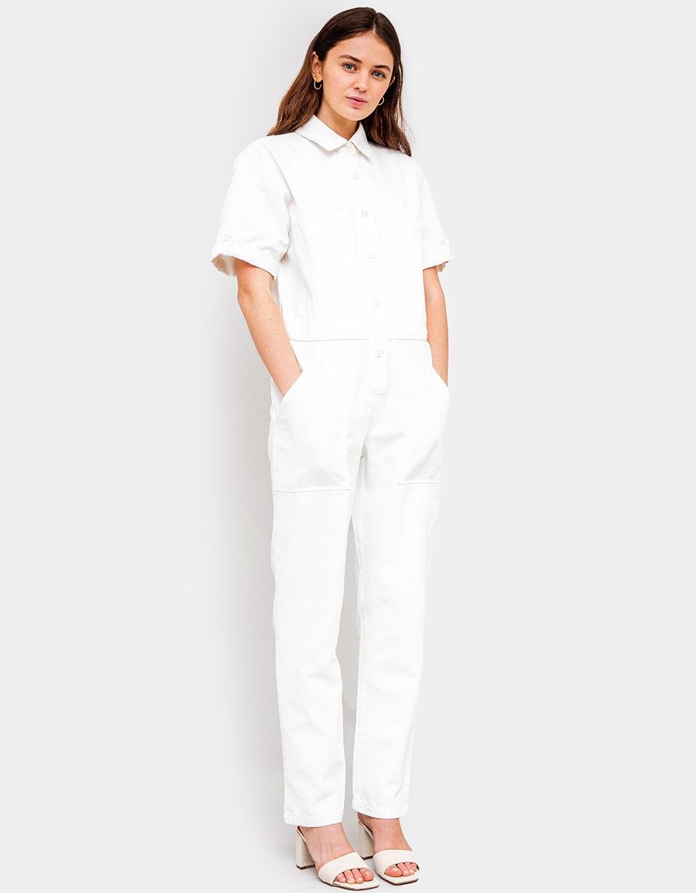 Cambil Coveralls in Cream_1