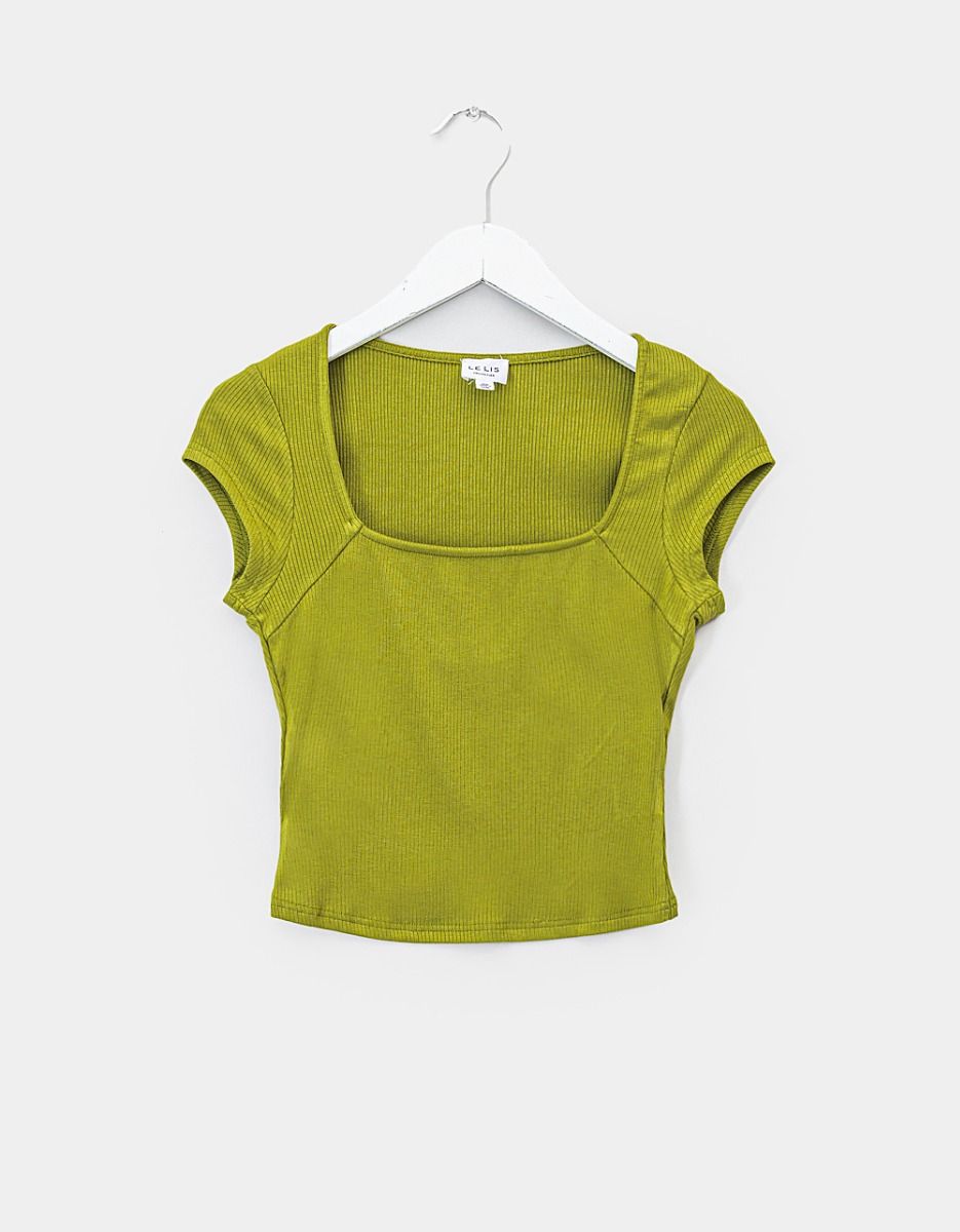 Cap Sleeve Rib Top_0