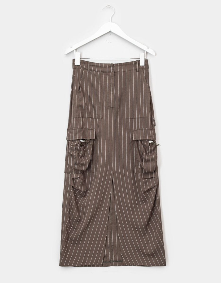 Cargo Pinstripe Midi_0