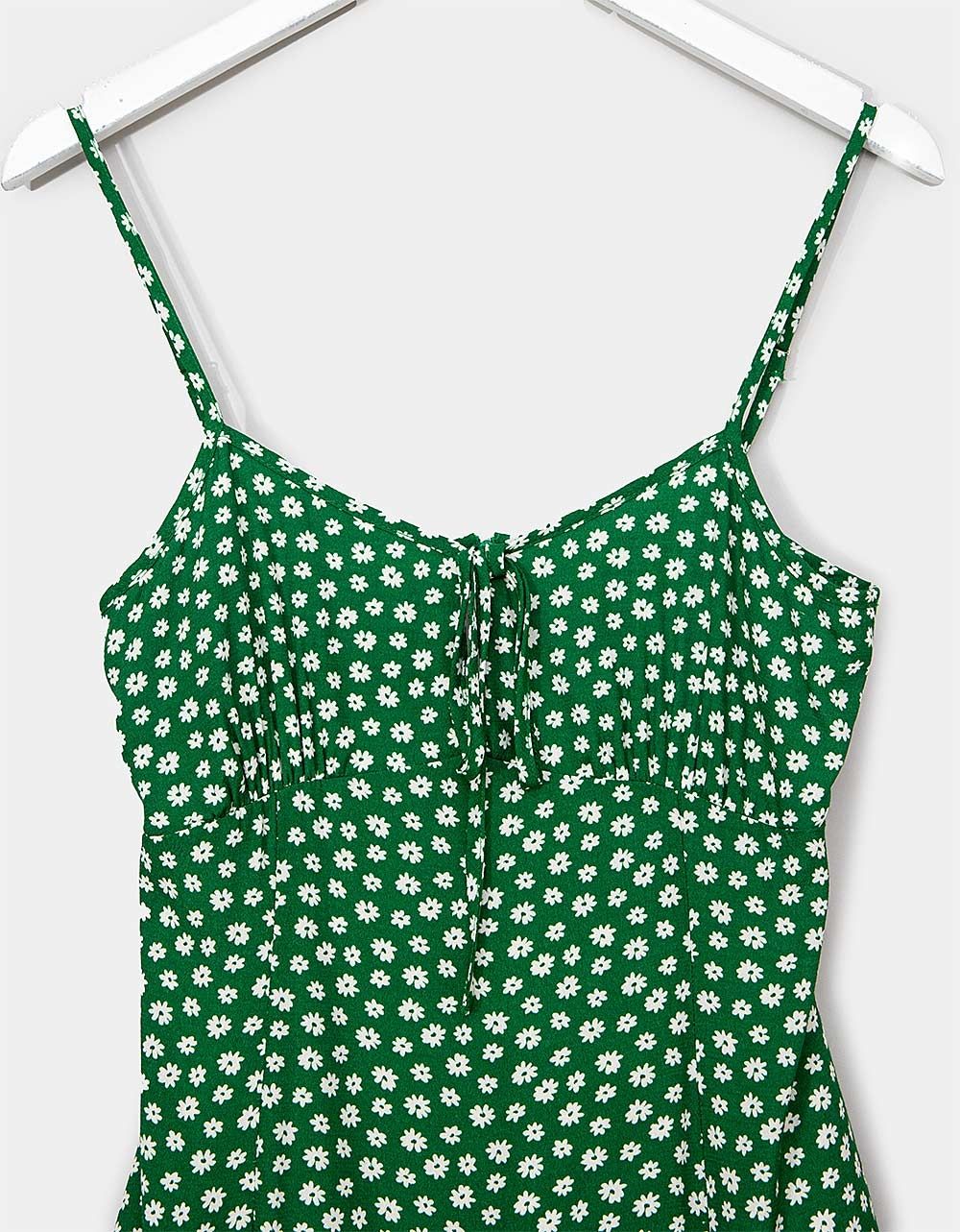 Carina Floral Midi in Green_1