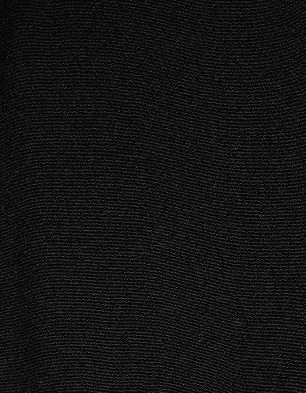 Carlee Mini Shirtdress in Black_1