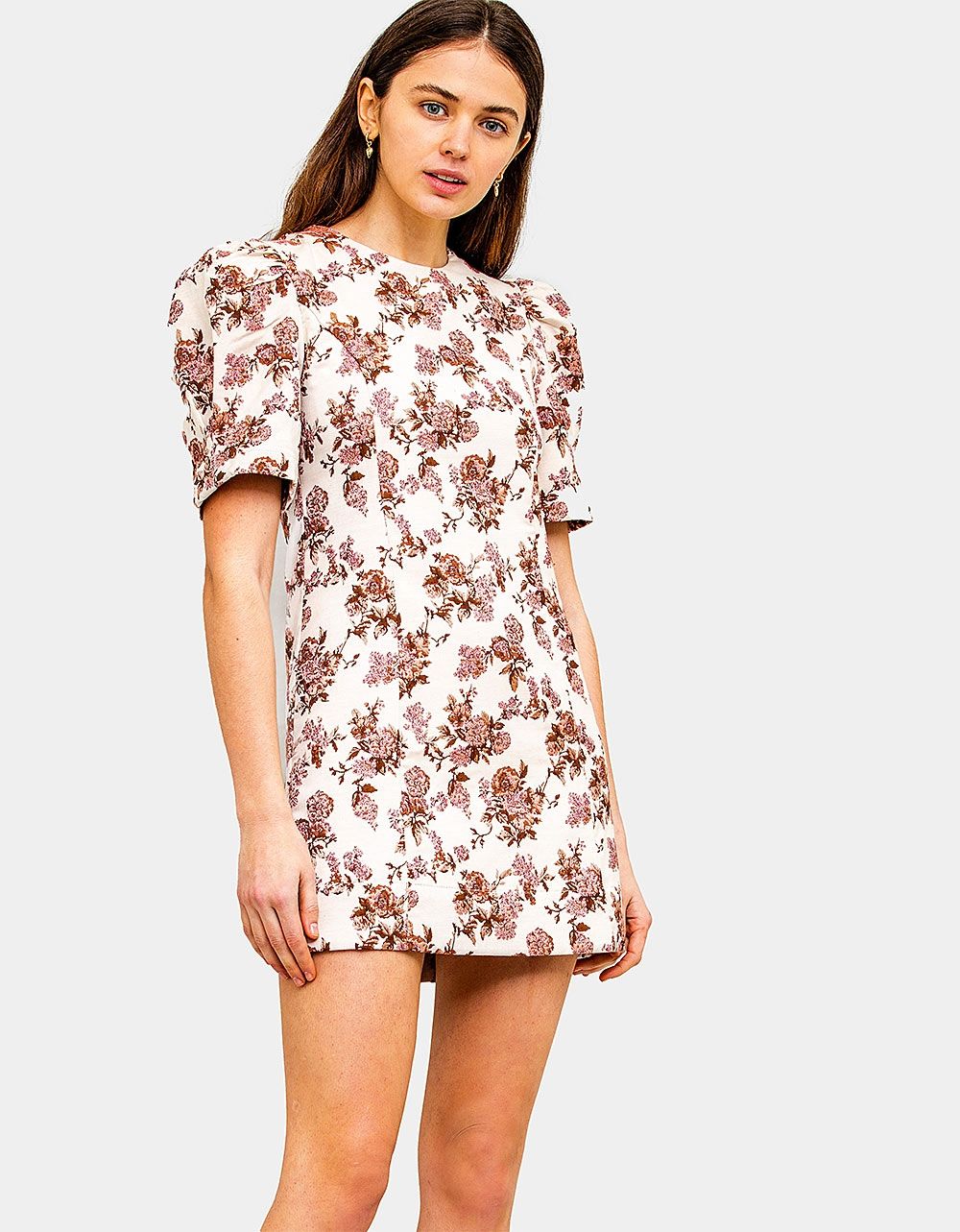 Carmel Jacquard Mini Dress_0