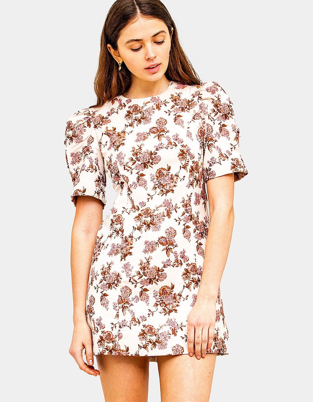 Carmel Jacquard Mini Dress_1