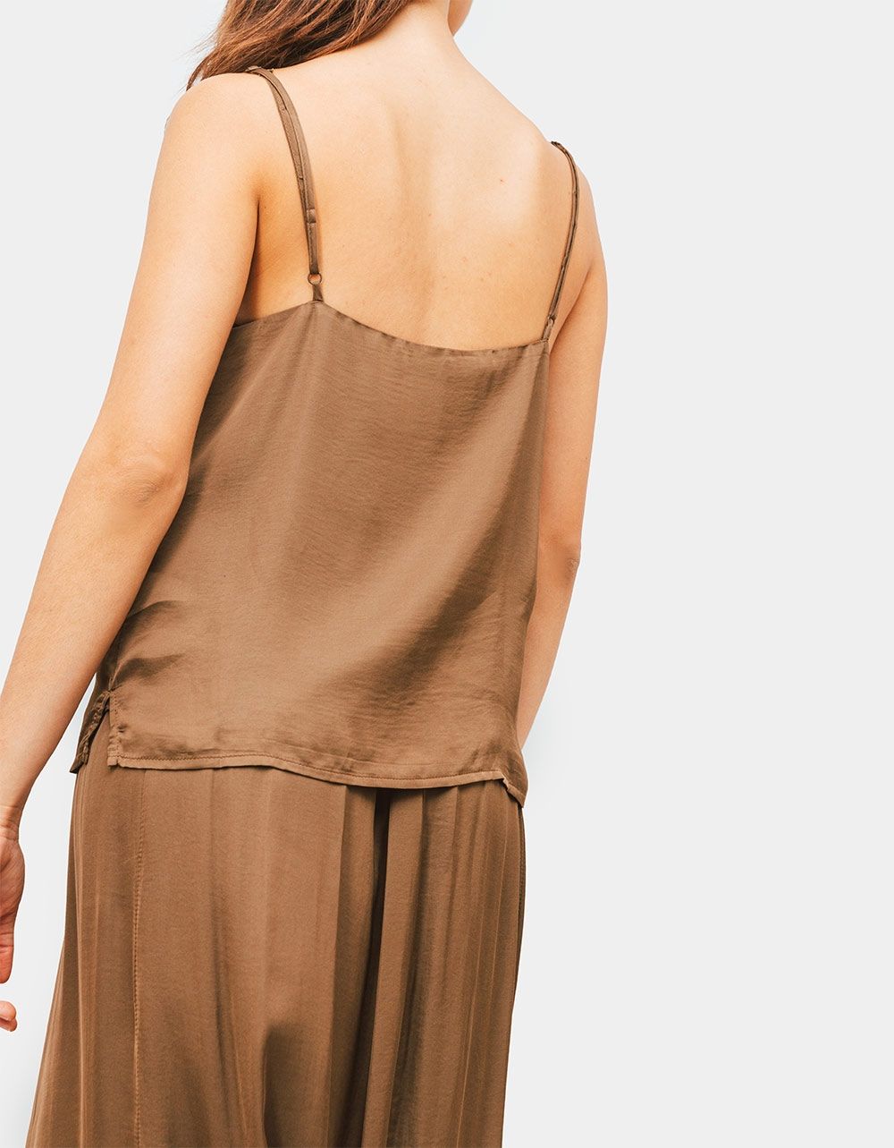 Carra Satin Cami in Martini_3