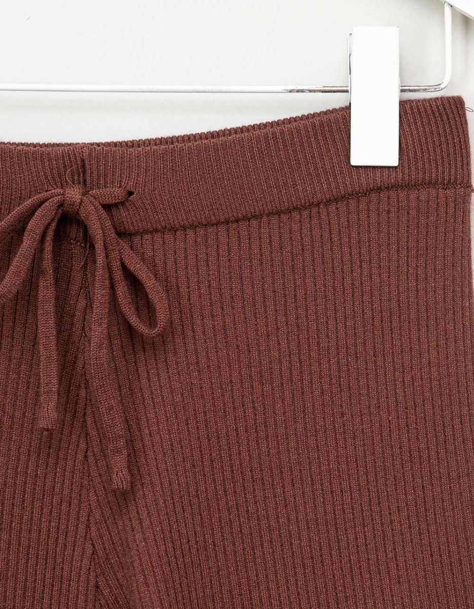 Carter Knit Pant in Brown_3