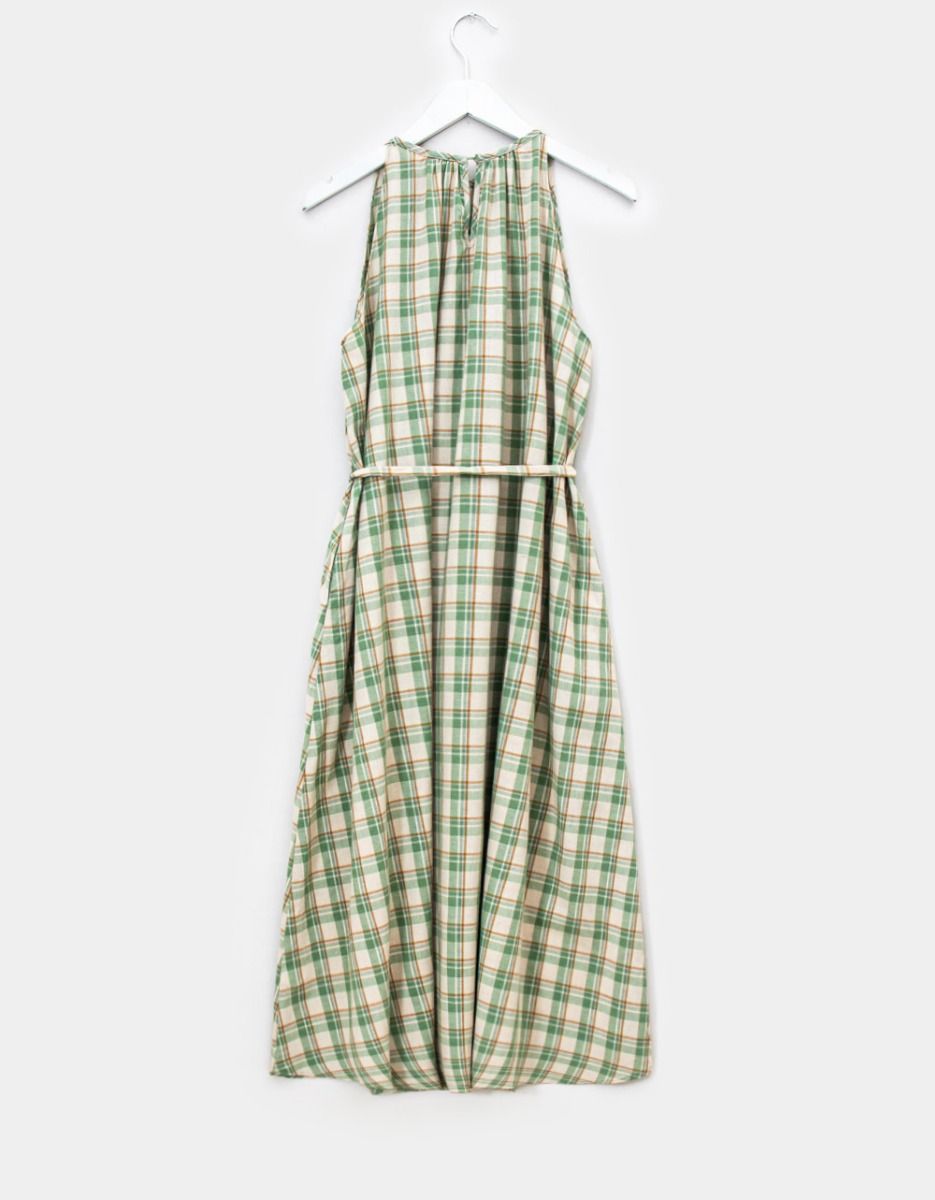 Celadon Plaid Dress_4