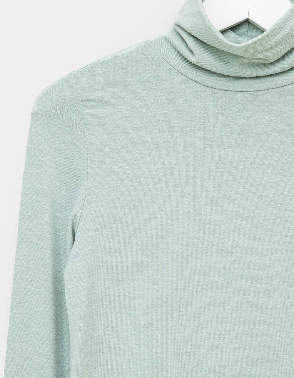 Celena Turtleneck in Green_1