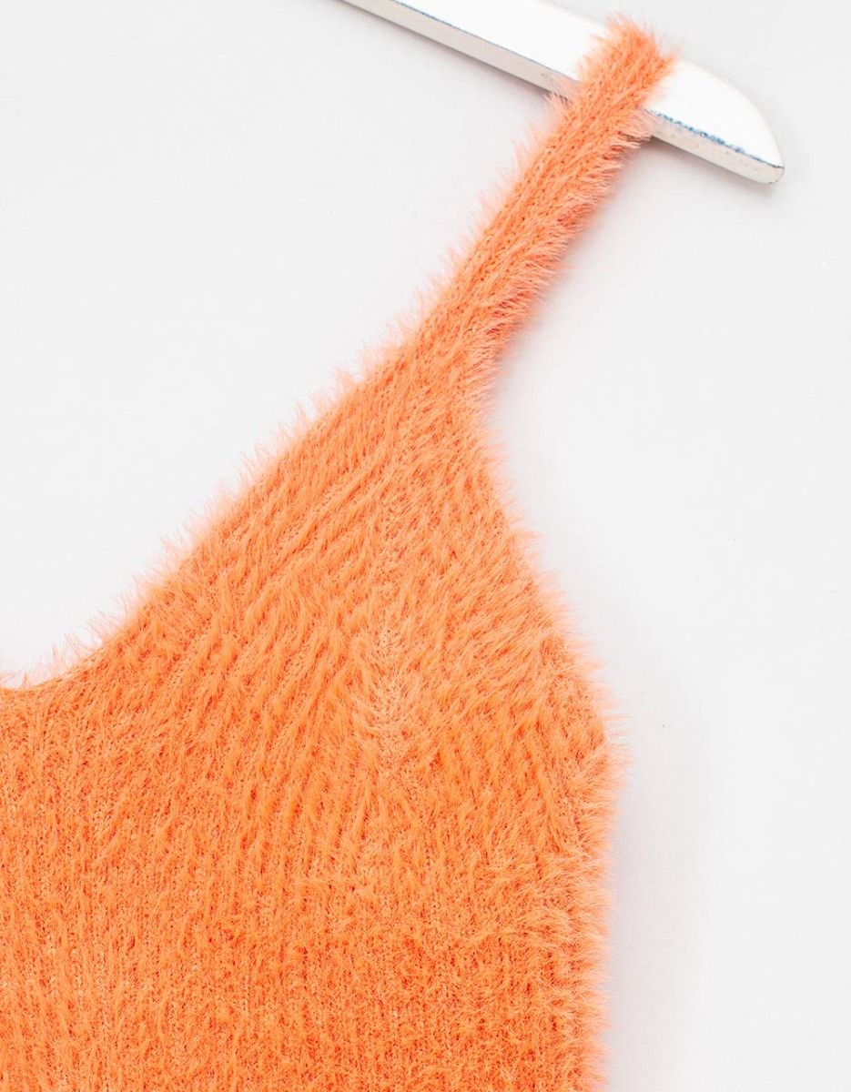 Celeste Fuzzy Cami in Apricot_2