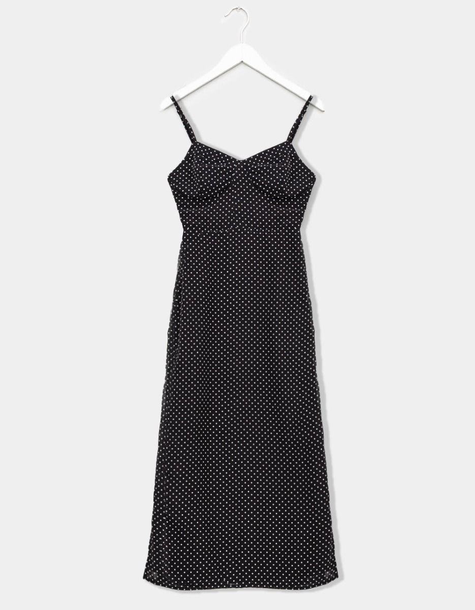 Celia Dotted Midi Dress_0