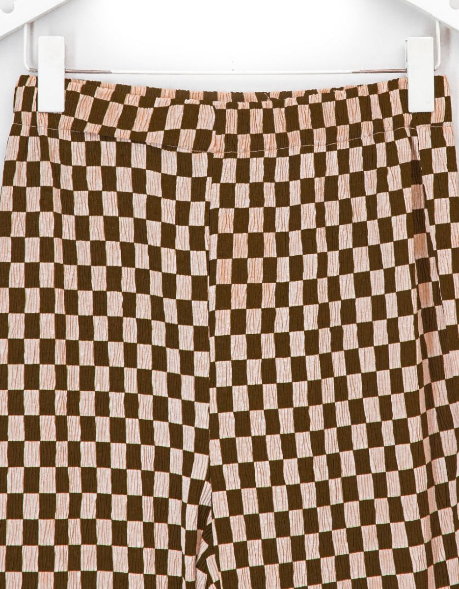 Check Micro Pleat Pants_1