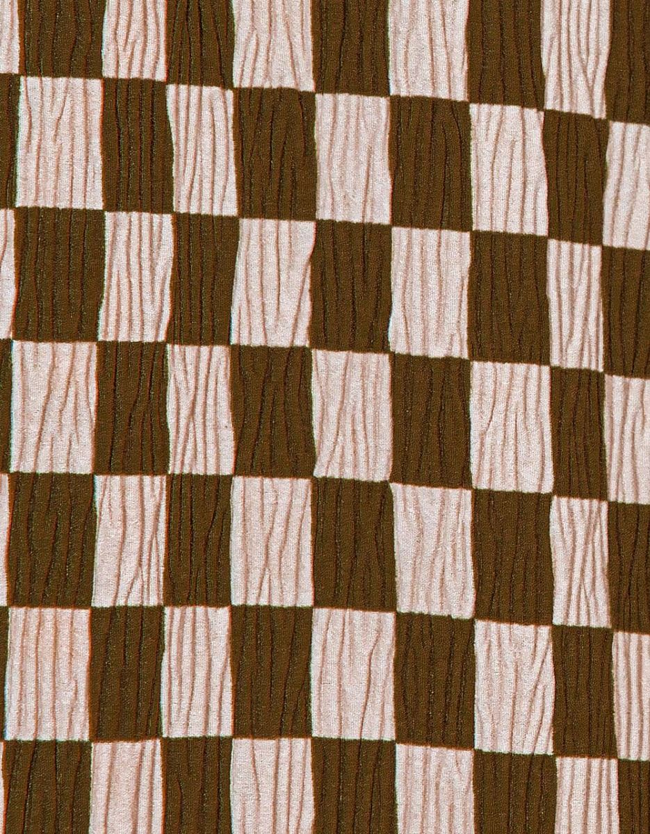 Check Micro Pleat Pants_4