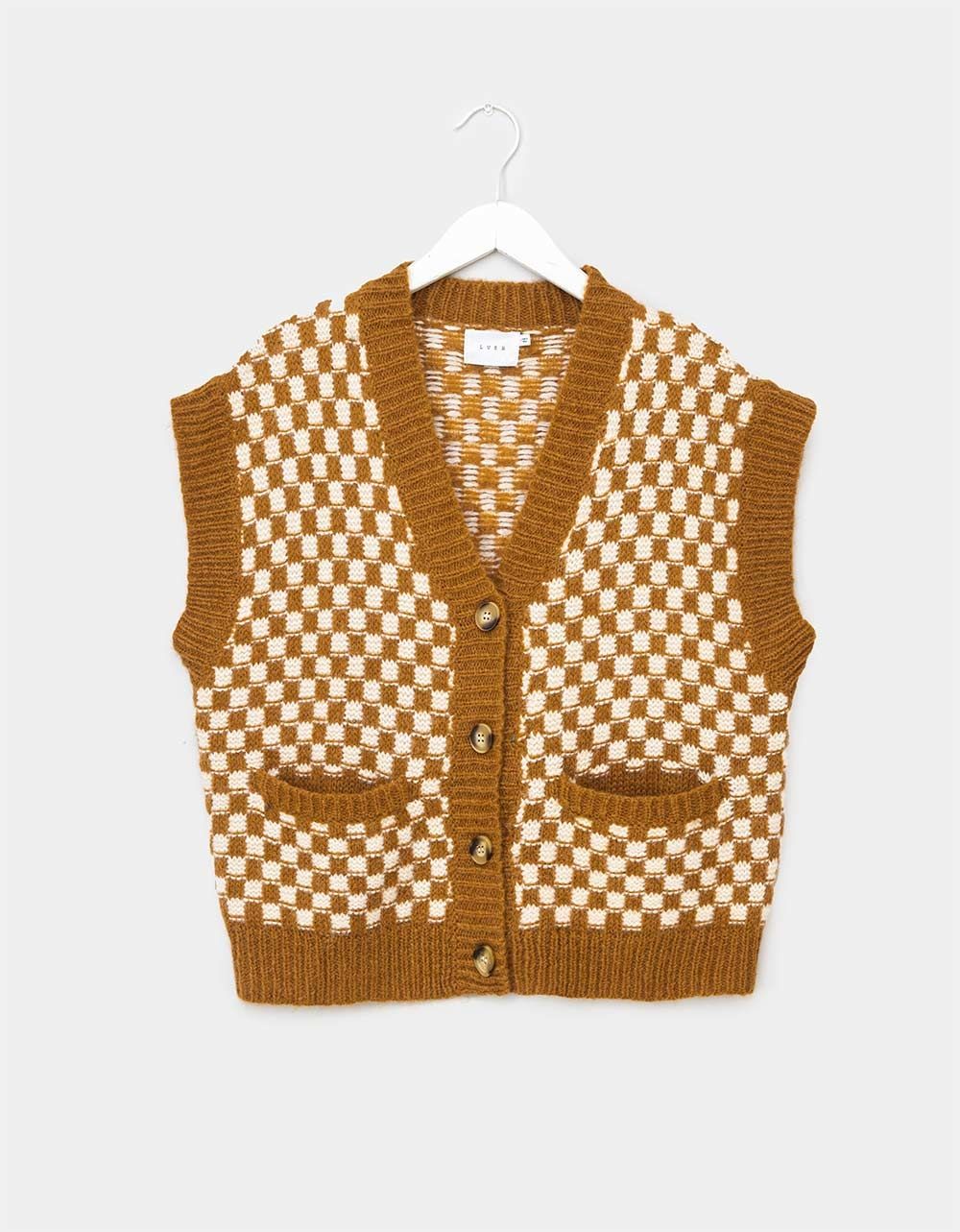 Checker Pocket Vest_0