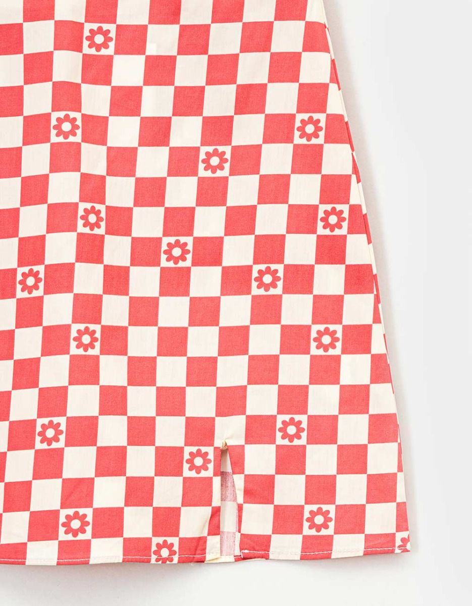 Checkerboard Mini Skirt_4