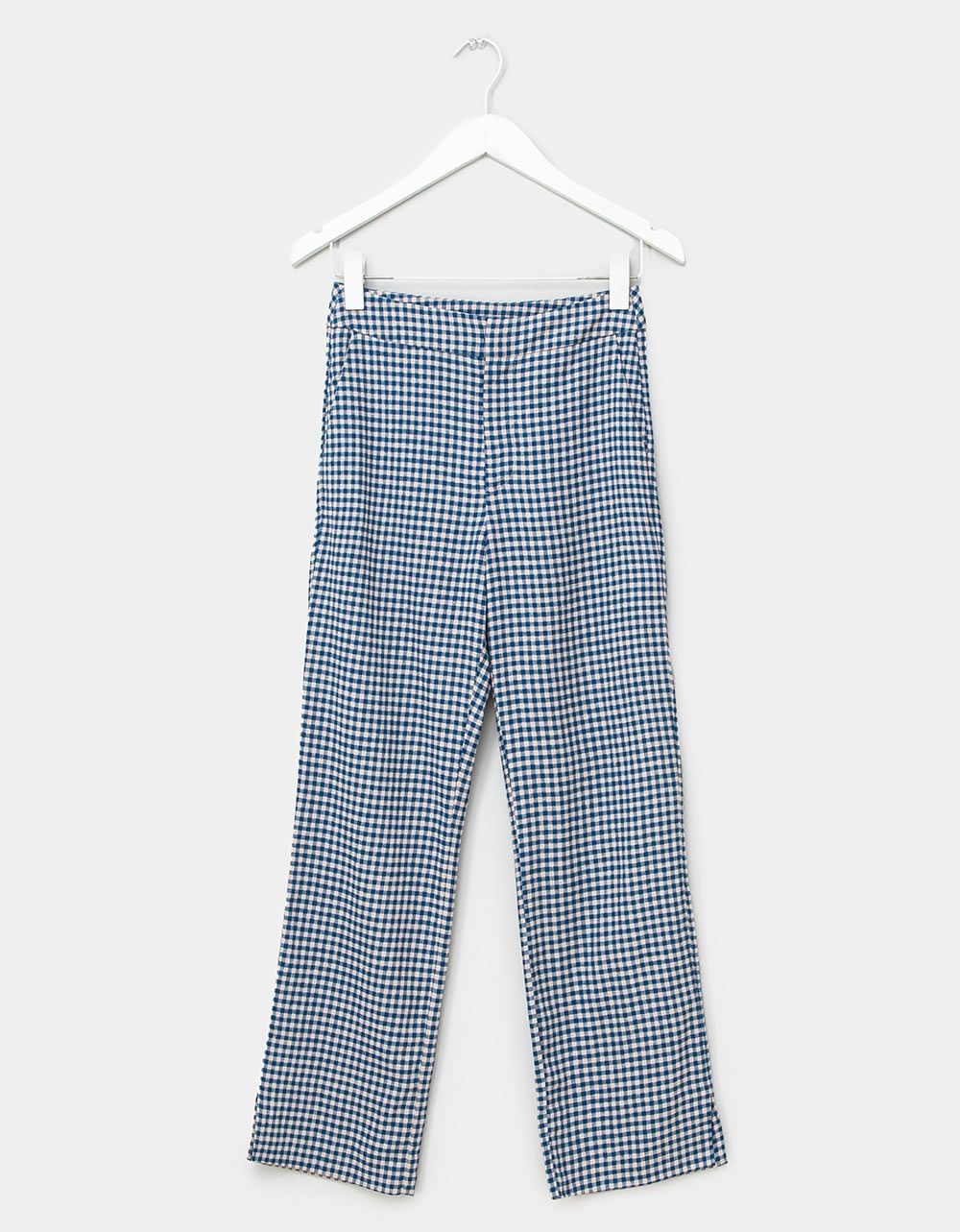 Checks Crop Pant_0