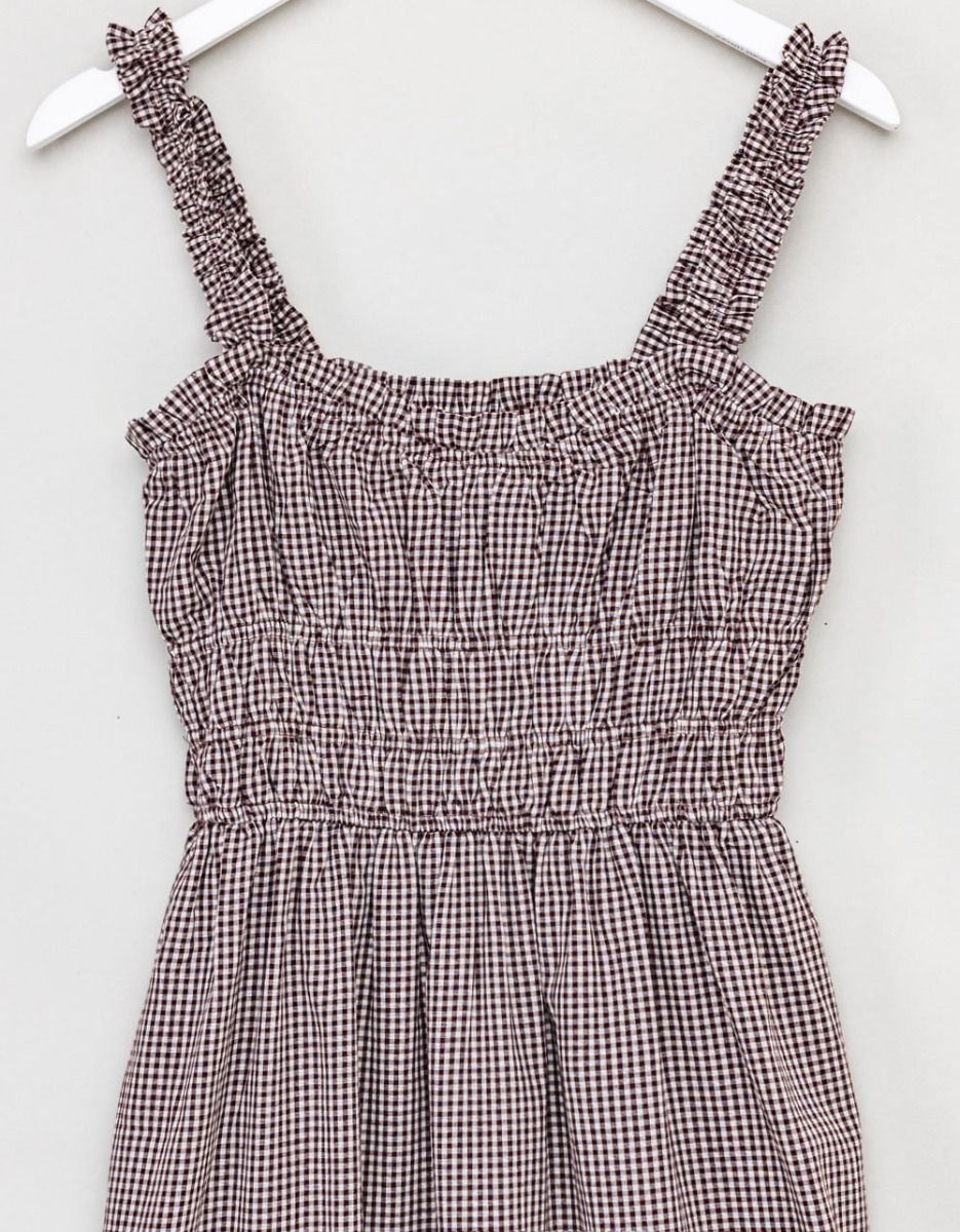 Choco Gingham Midi_1