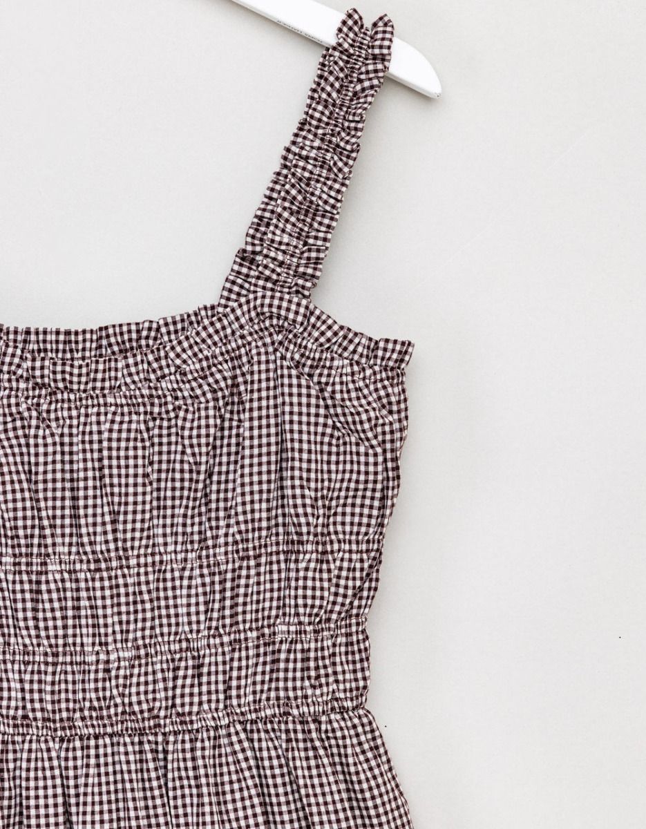 Choco Gingham Midi_2