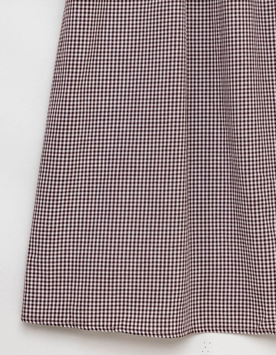 Choco Gingham Midi_3