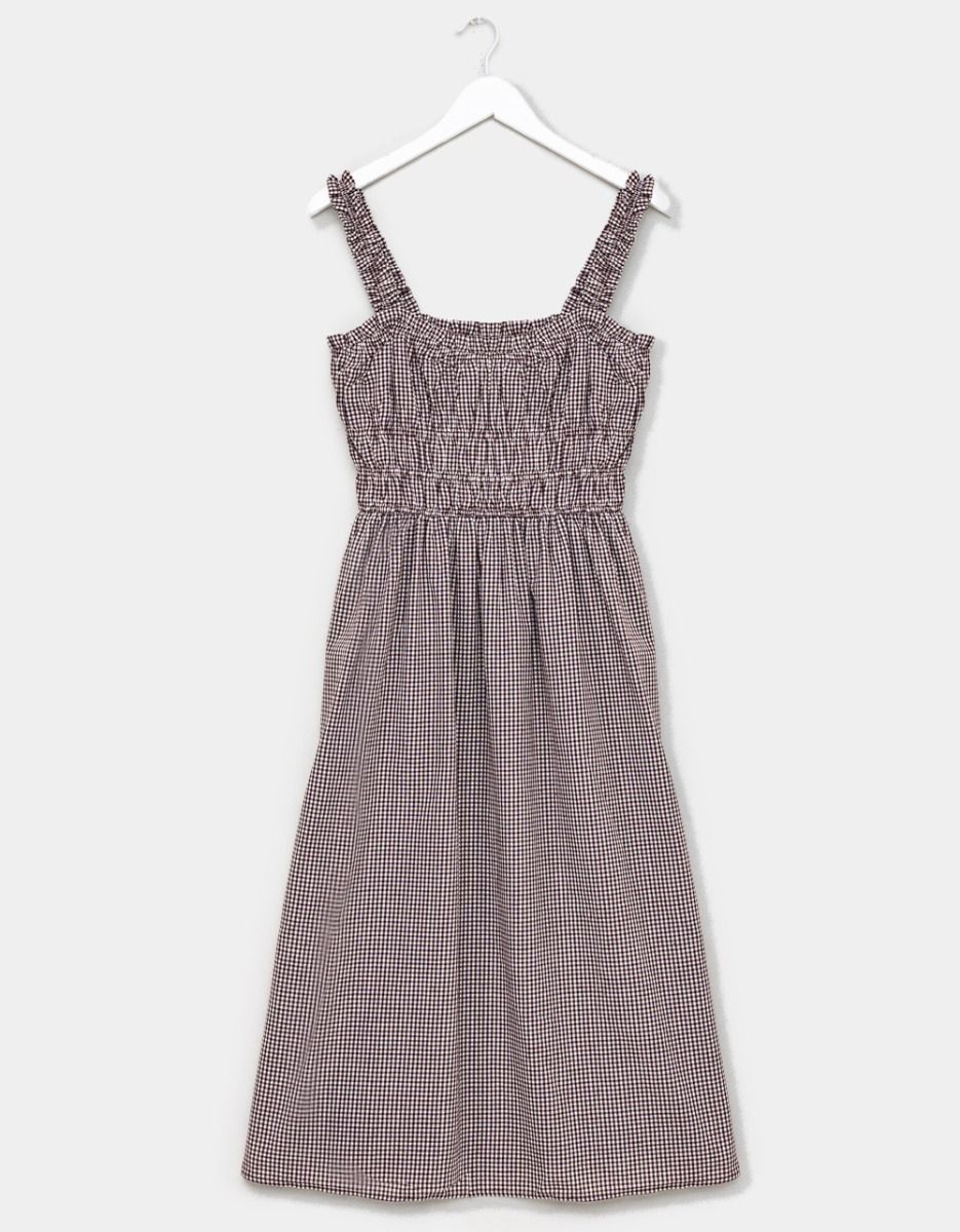 Choco Gingham Midi_0