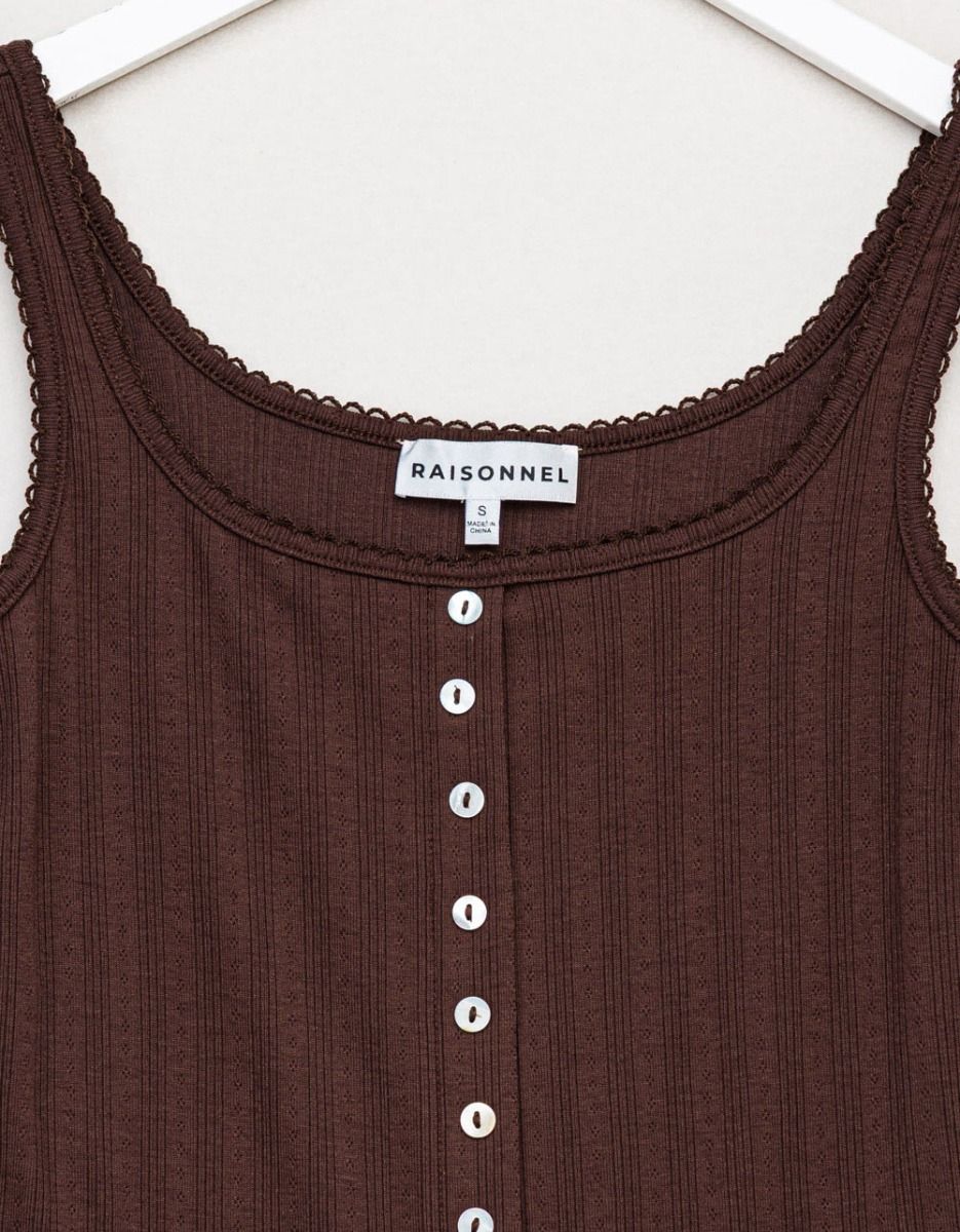 Choco Pointelle Cami_2