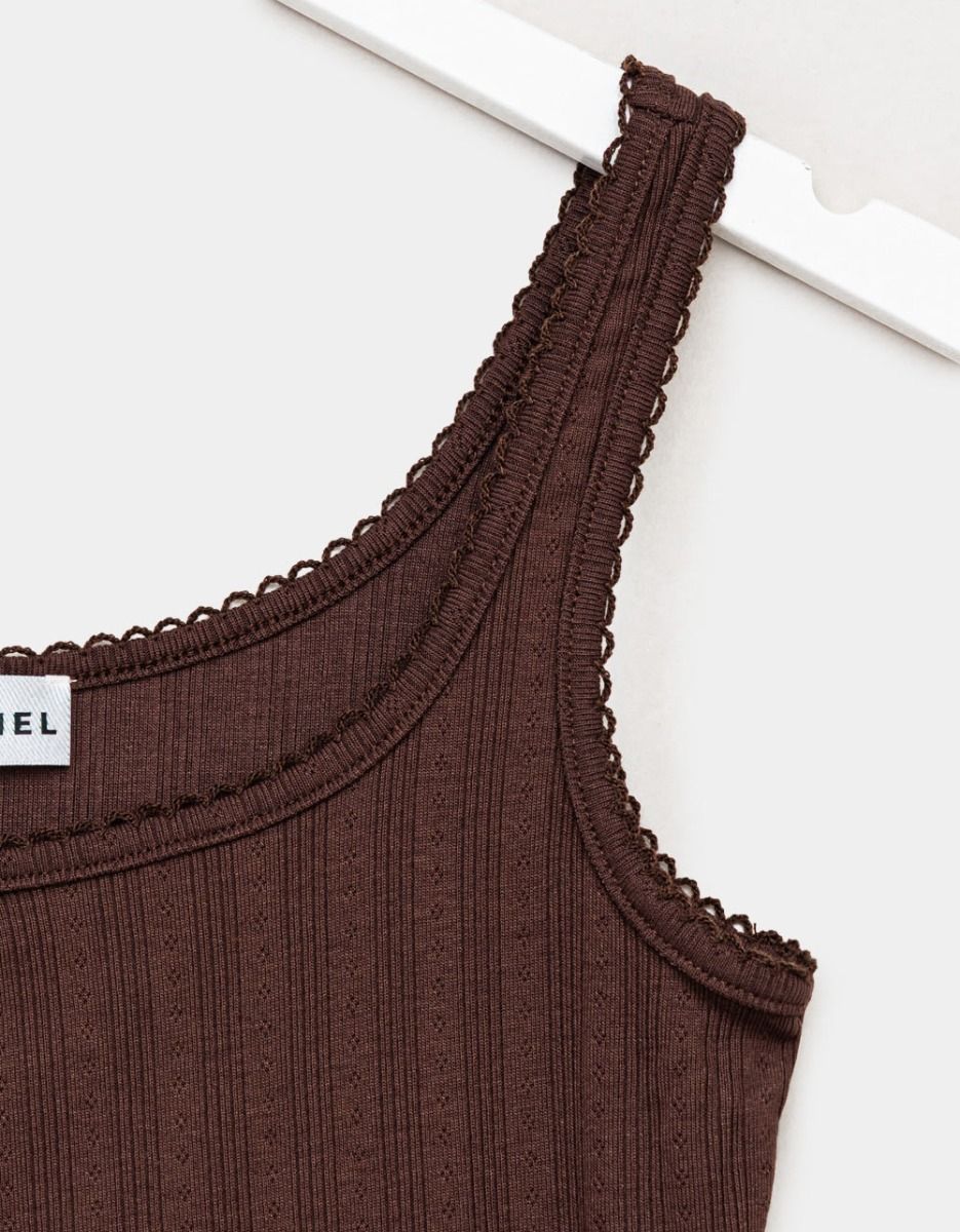 Choco Pointelle Cami_1