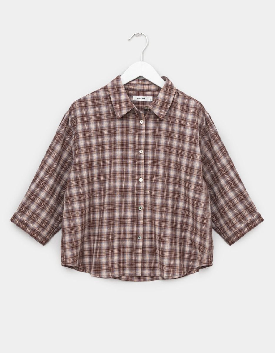 Clara Plaid Shirt_0