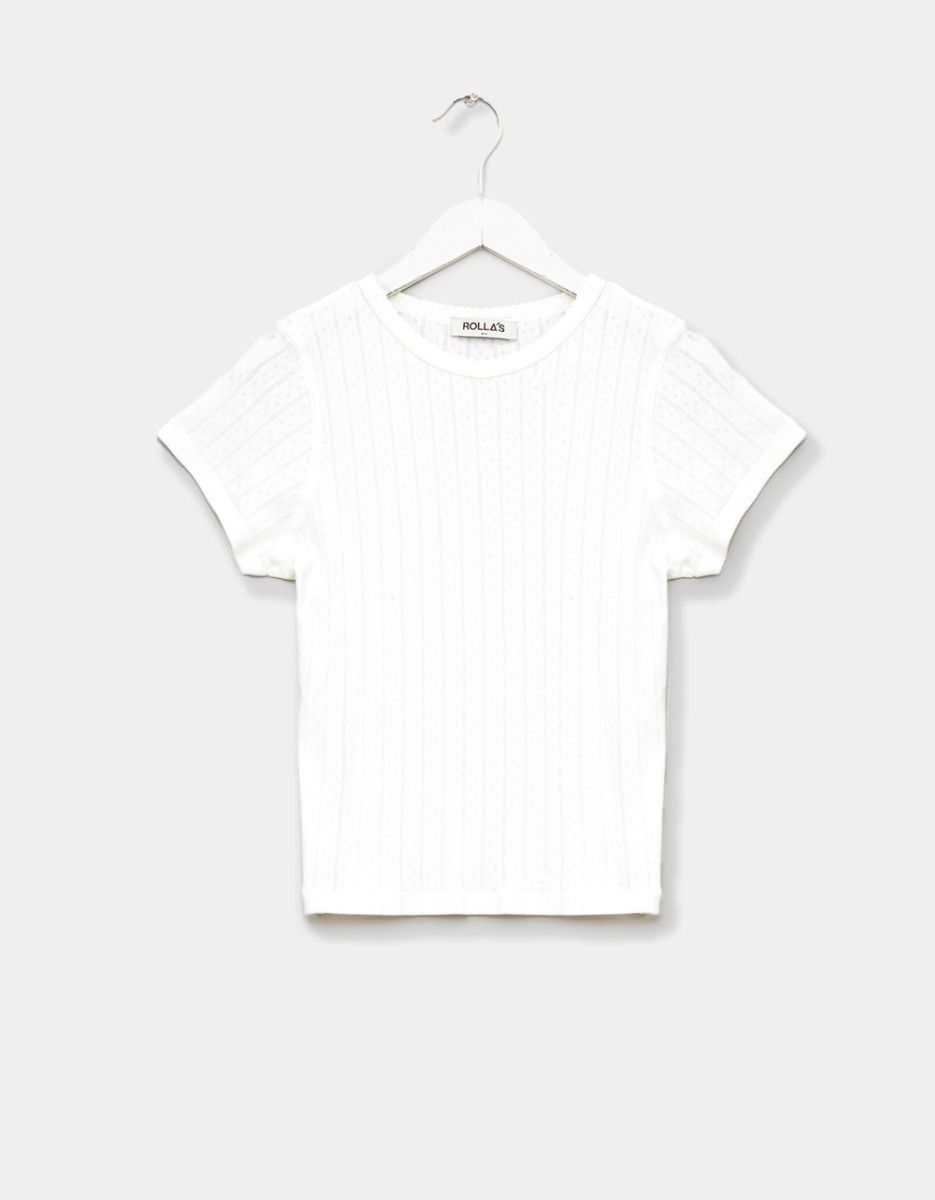 Classic Pointelle Tee_0