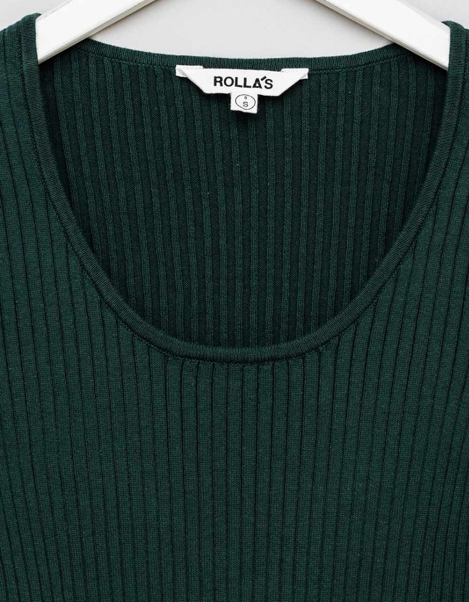 Classic Rib Sweater in Pine_2