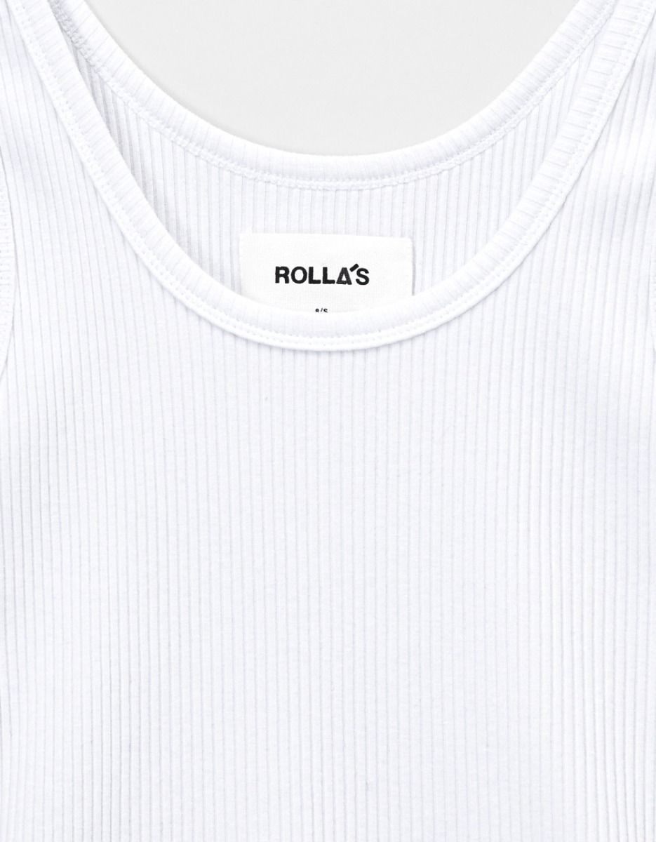 Classic Rib Tank in White_4