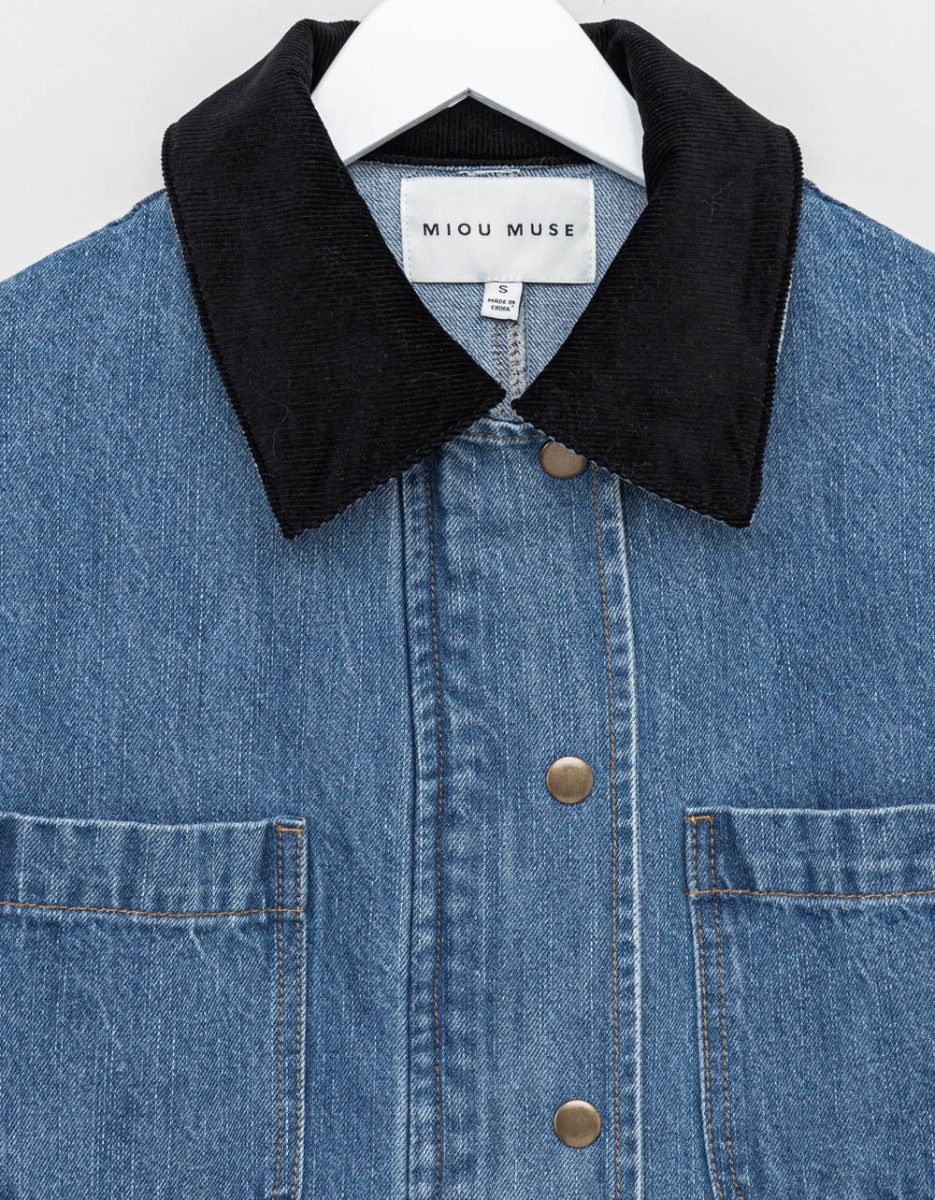 Cord Collar Denim Jacket_2