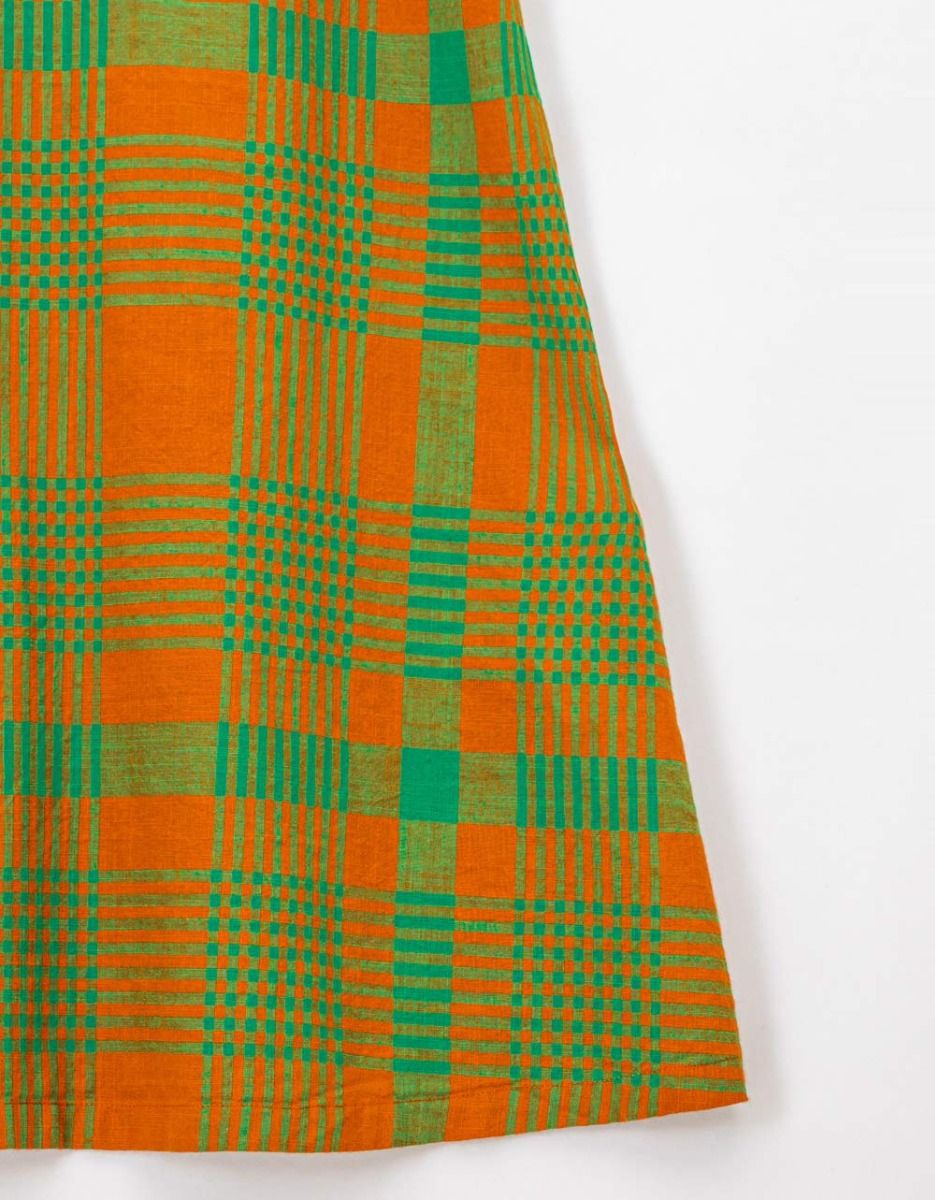Cotton Checked Dress_5