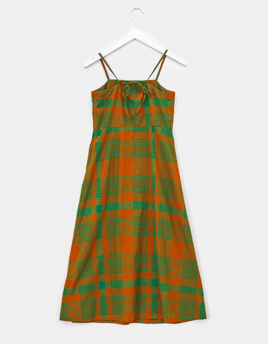 Cotton Checked Dress_4