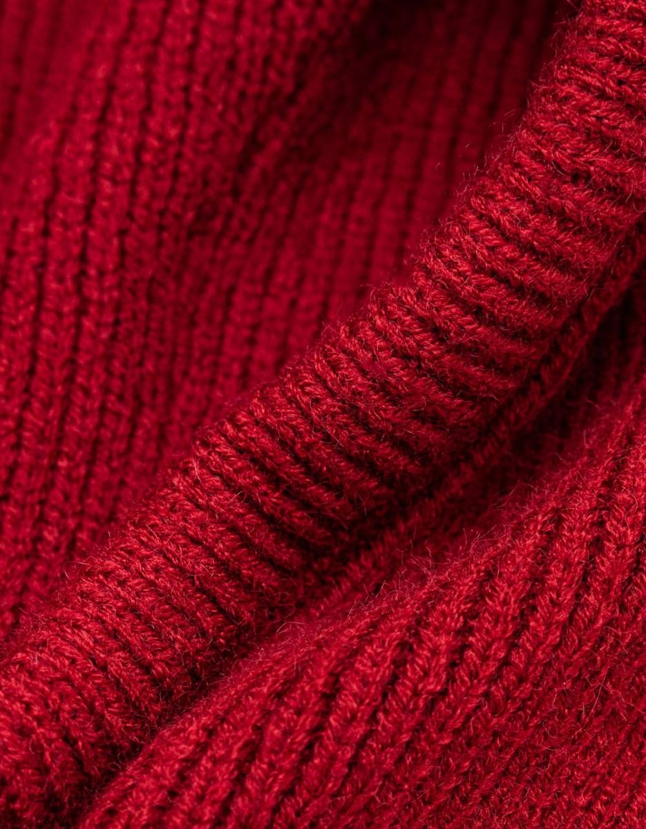 Cozy Hood in Dark Red_3