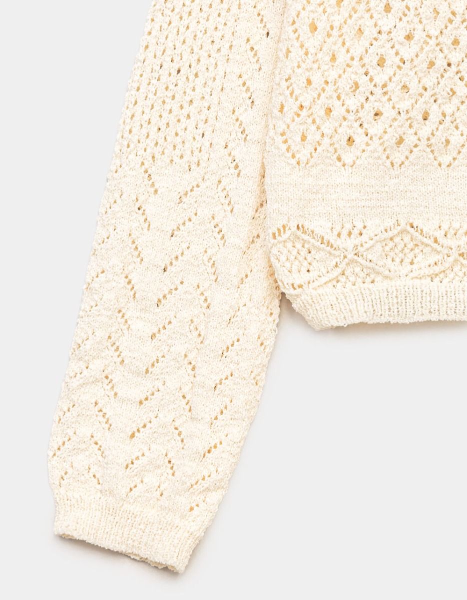 Cream Crochet Cardi_3