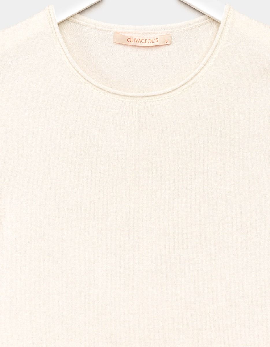 Cream Mia Knit Tee_2