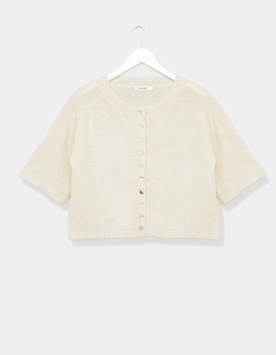 Cream Stacey SS Cardi_0