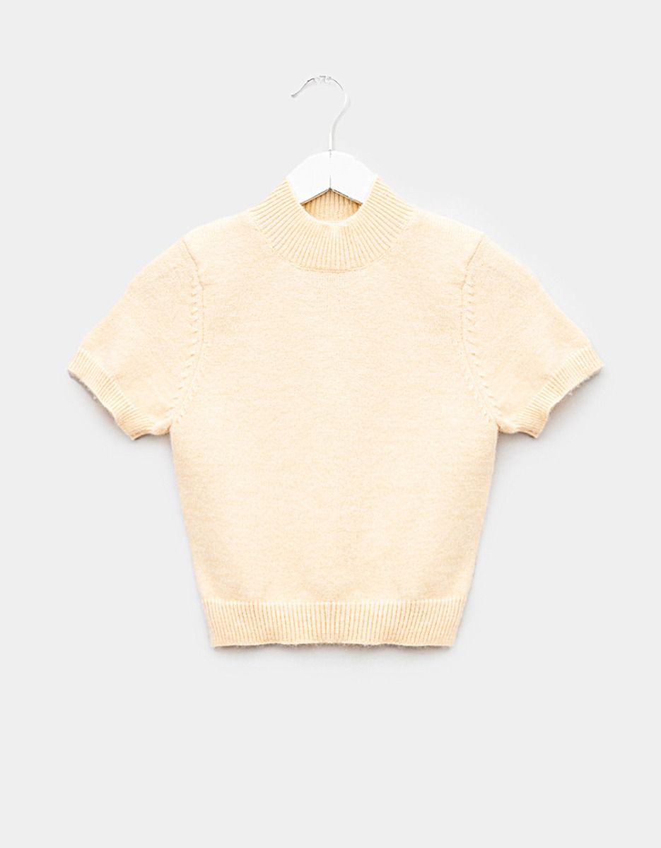 Crema Mock Neck Knit_0