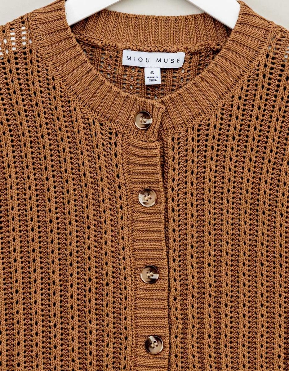 Crochet Button Vest_2