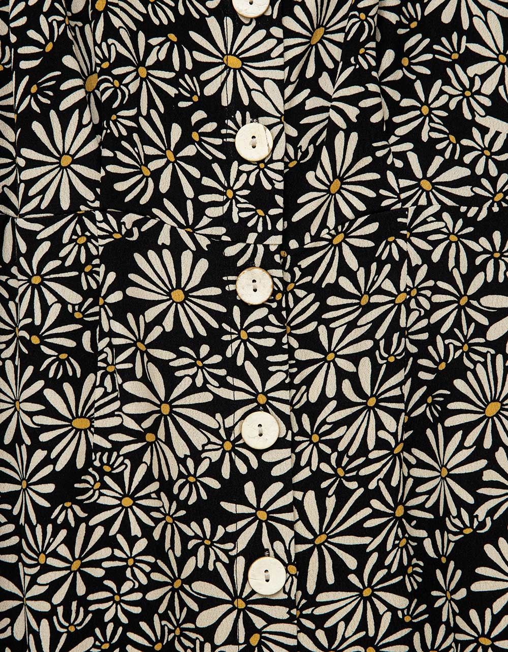 Daisies Print Mini Dress_3