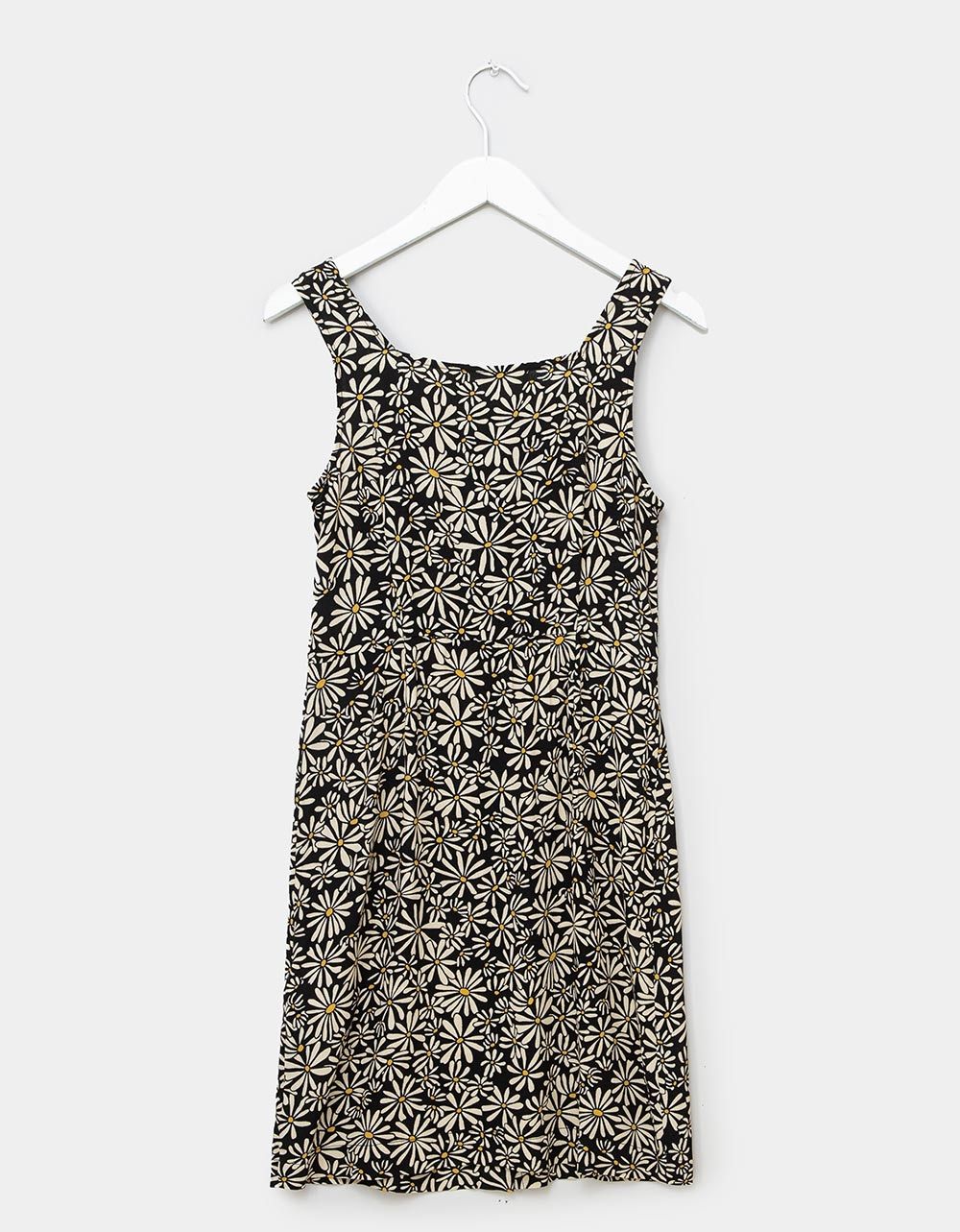 Daisies Print Mini Dress_5