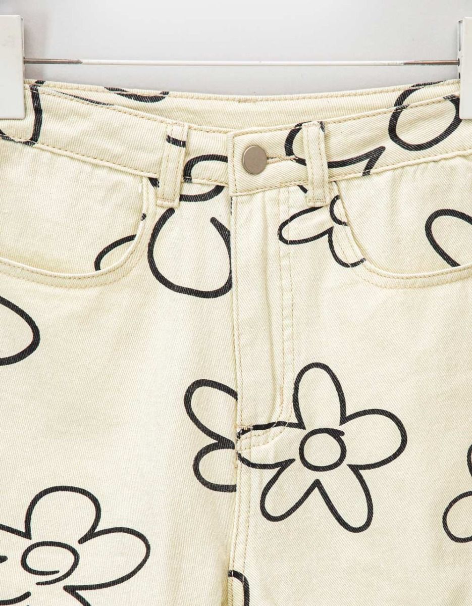 Daisy Print Shorts_4