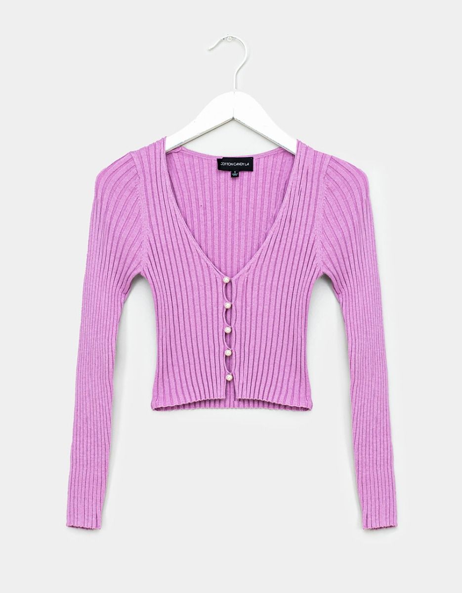 Dalia Pearl Button Cardi_0