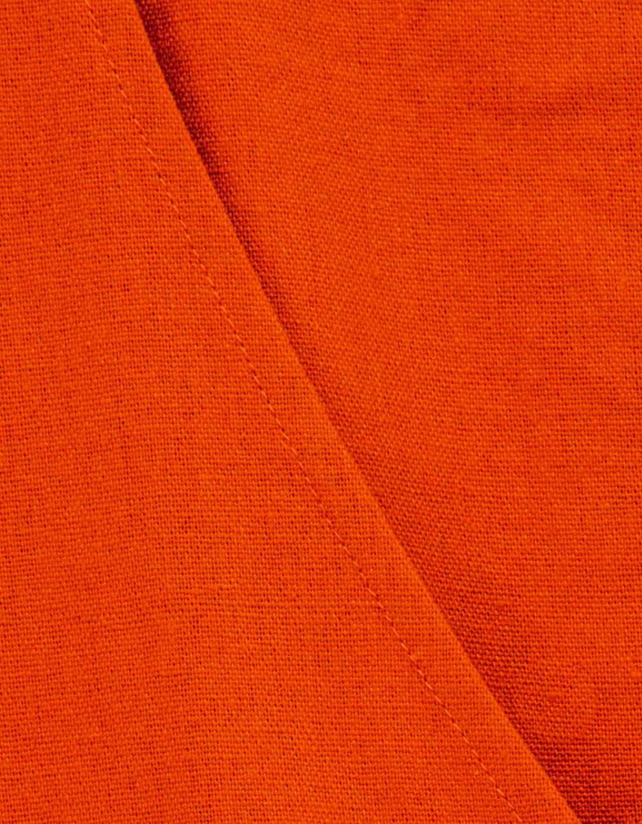 Dallas Linen Vest in Blood Orange_6