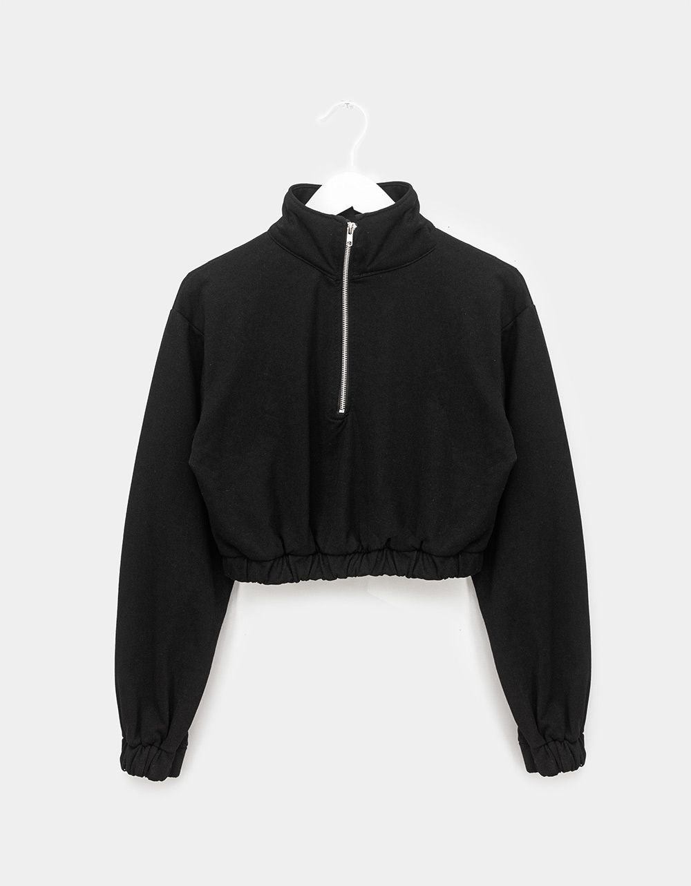 Dani Zip Sweatshirt in Black_0