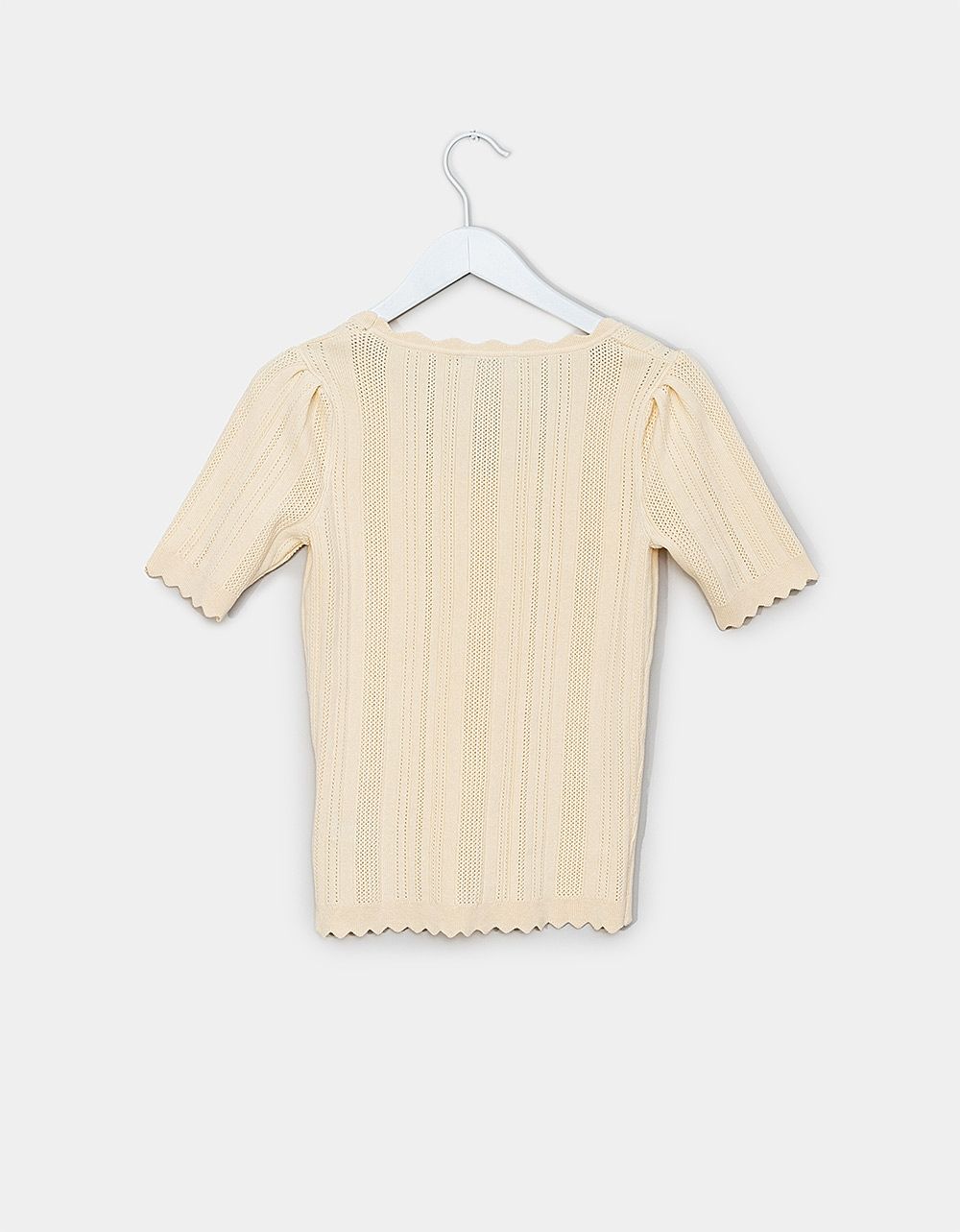 Danni Button Top in Biscuit_1