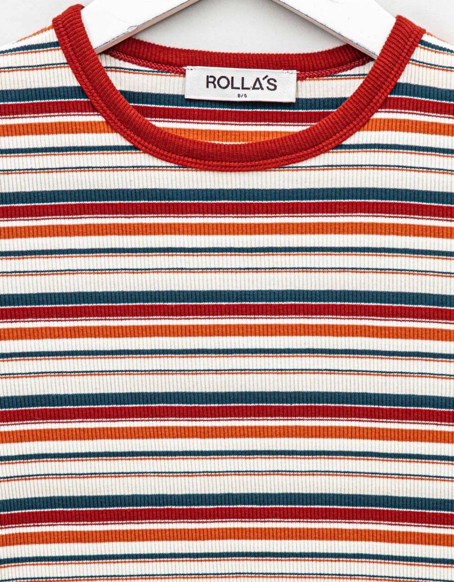 Dazed Stripe Baby Tee_4
