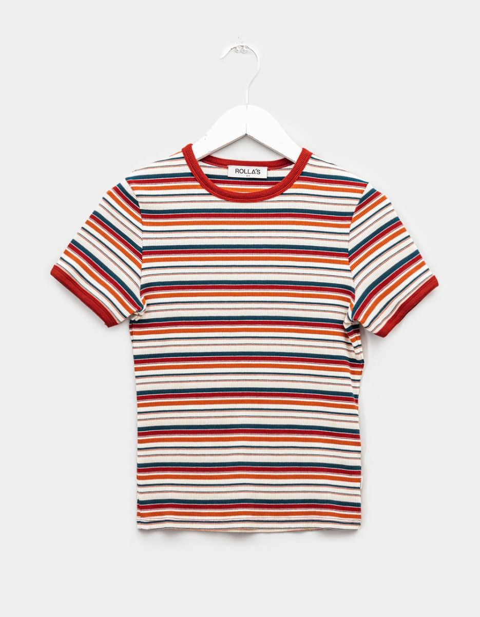 Dazed Stripe Baby Tee_0