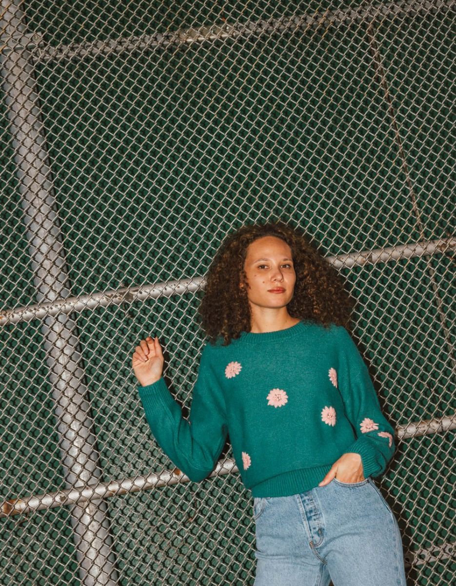 Dee Embroidered Knit_1